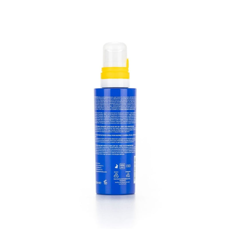 Solare Spray viso corpo Baby SPF50+ Protezione molto Alta Gyada Cosmetics