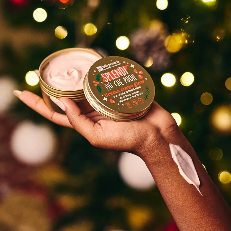 Crema Corpo Glow Mandorle e Frutti Rossi La Saponaria