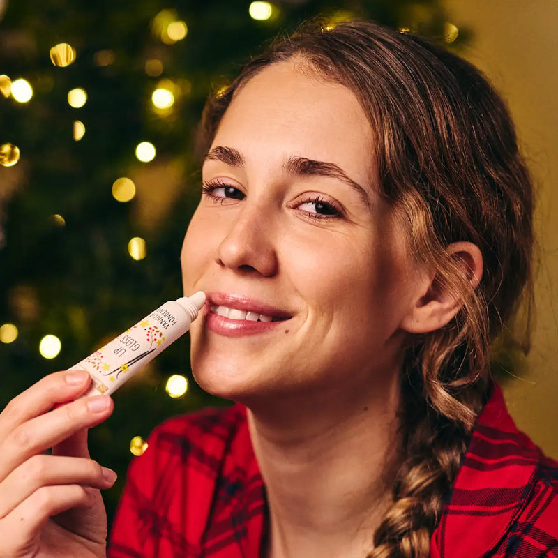 Lip Gloss Trasparente Vaniglia e Fondente La Saponaria