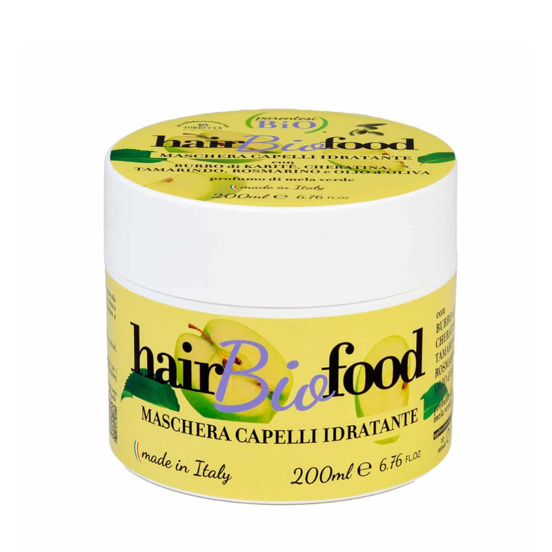 Maschera Capelli Idratante Hair Bio Food Mela Verde Parentesi Bio