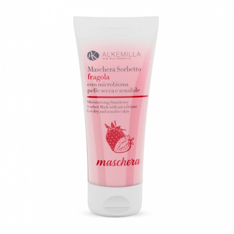 Maschera Viso Sorbetto alla Fragola Alkemilla