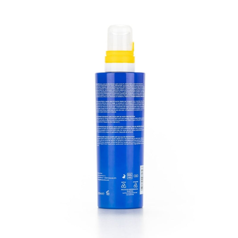 Solare Spray Viso Corpo SPF50 Protezione Alta Gyada Cosmetics