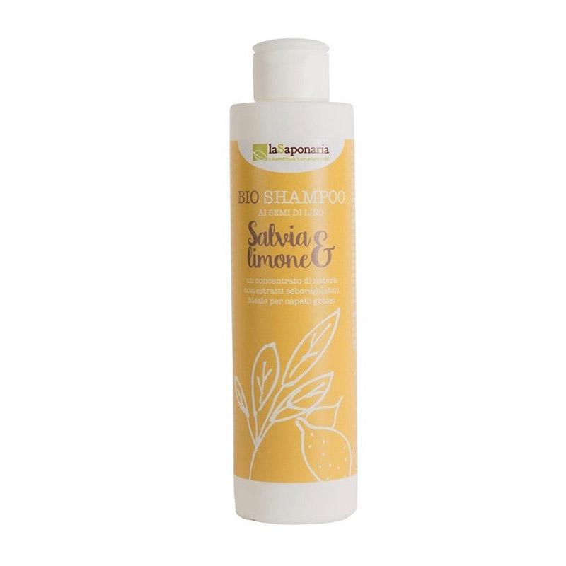 Shampoo Salvia e Limone La Saponaria - BellaNaturale Bioprofumeria